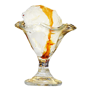 Glass with Ice Cream*