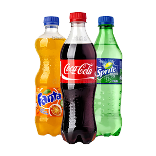 Bottiglia Coca Cola/Sprite/Fanta 0,33lt