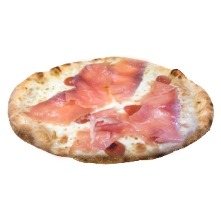 Pizza al salmone